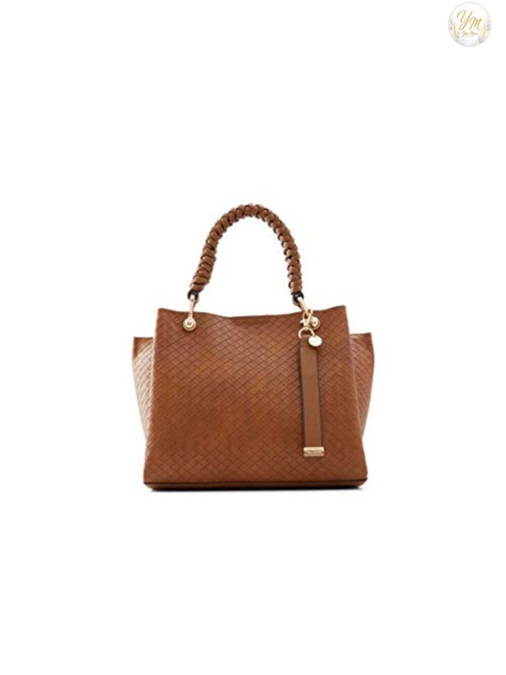 Women's Medium Tote Bag Top Handle Shoulder Strap PU Synthetic